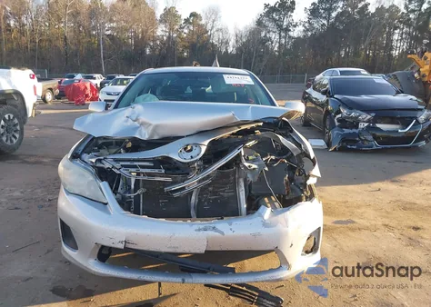 2013 Toyota Corolla Le z USA, uszkodzony, nr VIN 2T1BU4EE6DC117506